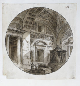 Clerissau capriccio, Soane Museum Adam volume 56/139